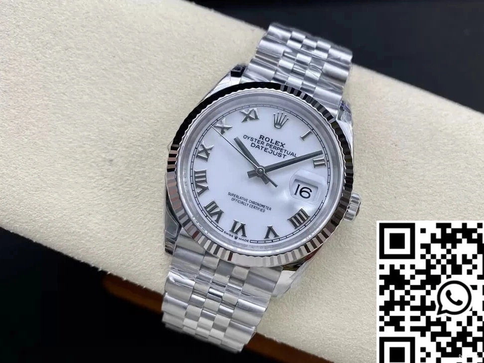 VS Dial M126234-0025 White Rolex 36MM Datejust Factory 0519